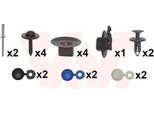 Van Wezel 4333793 - Oe 600385944R Kit Di Montaggio, Paraurti Per Clio Iii