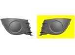 Van Wezel Griglia Di Ventilazione Paraurti Per Renault Clio Iii Hatchback (BR0/1, CR0/1) Senza Foro/Fori Per Fendinebbia