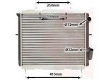 Van Wezel 43002128 - Oe 7700804240 Radiatore, Raffreddamento Motore Per Clio I