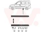 Van Wezel 4310429 - Oe 7701692447 Modanatura, Pannello Laterale Sinistro Per Kangoo (Kc), Kangoo (Fc)