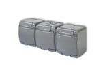 Presa Tripla Junior Con Messa A Terra 3X(2P+Z) Grigio