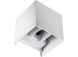 Kanlux Reka Lampada Da Parete Per Esterni A Led 7W, IP54, Alluminio, Bianco