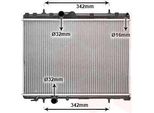 Van Wezel 40002265 - Oe 1330V3 Radiatore, Raffreddamento Motore Per C5 Ii (Rc), C5 Ii (Re), C5 Iii (Rd), C5 Iii (Rw), 407, 407 Sw (6D, 6E)
