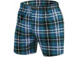 Sesto Senso Pantaloni Pigiama Uomo Pantera Plaid Pantaloni Pigiama Intimo 100% Cotone - Nr 11 - Xl