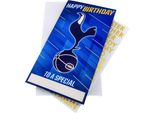Tottenham Hotspur Fc - Personalizzabile - Biglietto Di Compleanno - Cartoncino TA11749 (Taglia Unica) (Navy/Bianco/Giallo)