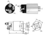 Era ZM6993 - Oe M000T86181 Magnetschalter, Anlasser FüR Logan, Almera Ii (N16), Micra Iii (K12), Clio Ii, Clio Iii, Kangoo (Kc), Kangoo (Fc), Logan I, Megane Ii, Modus (F/JP0), Scenic Ii, Thalia I (Lb)