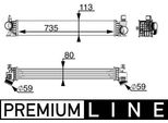 Mahle Ci 217 000P - Intercooler Oe 1382428080 Per Ducato