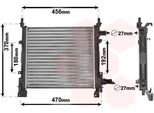 Van Wezel 18002260 - Oe 1025533 Radiatore, Raffreddamento Motore Per Ka (Rb)