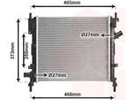 Van Wezel 18002372 - Oe 1222478 Radiatore, Raffreddamento Motore Per Ka (Rb), Street Ka (RL2)