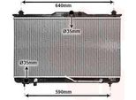 Van Wezel 82002114 - Oe 25310 26480 Radiatore, Raffreddamento Motore Per Santa Fe I (Sm)