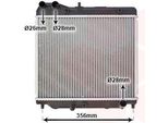 Van Wezel 25002178 - Oe 19010 Pwa G01 Radiatore, Raffreddamento Motore Per Jazz Ii