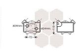 Van Wezel 30003477 Radiatore Olio Motore Adatto Per MERCEDES-BENZ Classe C Berlina (W202) Classe C Estate (S202)