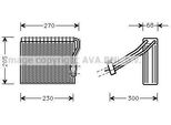 Prasco MSV051 - Evaporatore Oe 1688300258, Impianto Di Climatizzazione Per Classe A (W168)