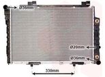 Van Wezel 30002174 - Oe 2025002203 Radiatore, Raffreddamento Motore Per Classe C (W202), Classe C (S202), Clk (C208), Clk (A208), Slk (R170)