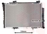 Van Wezel 30002234 - Oe 2025002103 Radiatore, Raffreddamento Motore Per Classe C (W202), Classe C (S202)