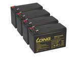 4X Batteria Kung Long Vds WP7,2-12A F2 12V 7,2 Ah Piombo Agm 6,3Mm Faston