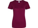 Just Cool JC005 | Girlie Cool Sport T-Shirt + Wrap Certificata - Colore: Borgogna - Taglia: L