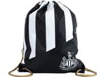 Newcastle United Fc - Borsa Da Ginnastica A Righe BS4461 (Taglia Unica) (Nero/Bianco)