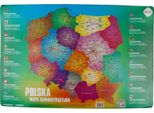 Blocco Da Tavolo Con Nastro Adesivo Polonia Mappa Amministrativa Happy Color