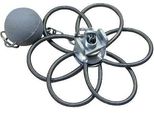 Rosone Per Camino 130-230Mm 6 Pezzi In Acciaio Inox Con Filettatura 0,5Kg Ř