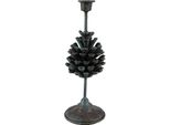 Clayre & Eef Portacandele Pigna 27 Cm Ferro Verde