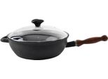 Padella Bse 26Cm+Coperchio In Vetro, Con Manico Rimovibile