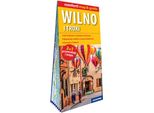 Vilnius Mappa&Guida Laminata 2In1: Guida E Cartina