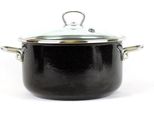 Belis/Sfinx Pentola Smaltata Con Vetro. Sfinx Premium 24 Cm, 5,5 L
