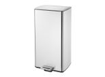 Portarifiuti Quadrato Da 30 Litri In Acciaio Inox, Con Inserto Ph_