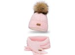 Pamami Kids Set Invernale Okellof Rosa Taglia Unica