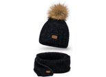 Pamami Set Invernale Donna Pakeha Nero Taglia Unica