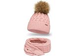 Pamami Set Invernale Donna Afsar Rosa Taglia Unica