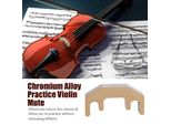 Accessori Per Strumenti Musicali, Accessori Per Violino, Sordina Per Violino, Sordina Per Violino Cromata, Sordina Per Violino Da Pratica
