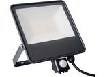 Faretto Led Kanlux IQ-LED FL-50W Nw Se IP44 50W 6000Lm 4000K Nero Con Sensore Di Movimento