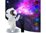 Astronauta Led Cielo Stellato Proiettore Galassia Lampada Rotazione Di 360 ° Stelle Proiettore Luce Notturna Con Telecomando E Timer