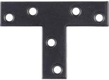 Connettore Piatto Lunghezza 70 Mm Larghezza 16 Mm Spessore 2 Mm Acciaio Plastificato Nero