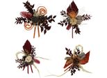 Set Di Decorazioni Per Tombe "Natur-Auflage"", Assortimento Di 4 Pieghe, Fioreria Funeraria, Giornate Commemorative, Materiali Naturali, 28 Pz"