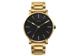 Die Herrenuhr TORII G45GB.BG in klassischem Gold zum Schwimmen.