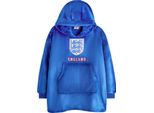 Inghilterra Fa - Felpa Con Cappuccio Da Ragazzo - Calcio NS8753 (Taglia Unica) (Blu)