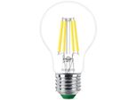 Philips Classic Lampada Led Ultra-Efficiente Di Classe A A60 E27 2,3W 485Lm Bianco Neutro 4000K Come 40W 8720169187573