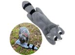 Peluche Per Cani Con Squeaker - Procione, 45 Cm