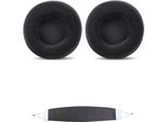 Inf Cuscinetti Auricolari E Fascia Di Ricambio Per Steelseries Siberia V1, V2, V3 Prism Nero