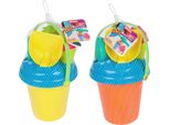 Toi-Toys Play Out Beach Set Secchiello E Stampi Per Ghiaccio, 8 Pezzi.