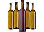 Bottiglie Da Vino Kadax 750Ml, 10 Pezzi, Bottiglie Di Vetro Vuote Senza Tappo Per Vino, Liquori E Alcolici, Bottiglie Da Riempire, Bottiglie Da Liquore In Vetro, Colore Oliva