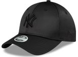 Cappellino New Era 9Forty Damen - Satin New York Yankees Schwarz
