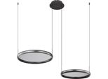 Globo Lighting|Lampada A Sospensione In Metallo Nero Matt, Led