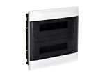 Distributore Da Incasso Legrand Praktibox S, Con Sportello In Vetro Fumé, Bianco, 2X 12 Moduli 135152