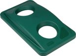 Rubbermaid FG269288GRN Coperchio Rubbermaid Slim Jim Per Bottiglie, Verde