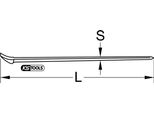 Ks Tools Bronzeplus Piede Di Porco 1.000 Mm - 963.9724
