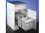 Wesco 787821-85 Selezionatore Di Rifiuti 32 (2X8 + 16) Litri Trenta 6 Da 40 Cm Di Larghezza Dell'armadio